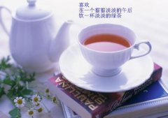 閑居獨處，一杯香茗